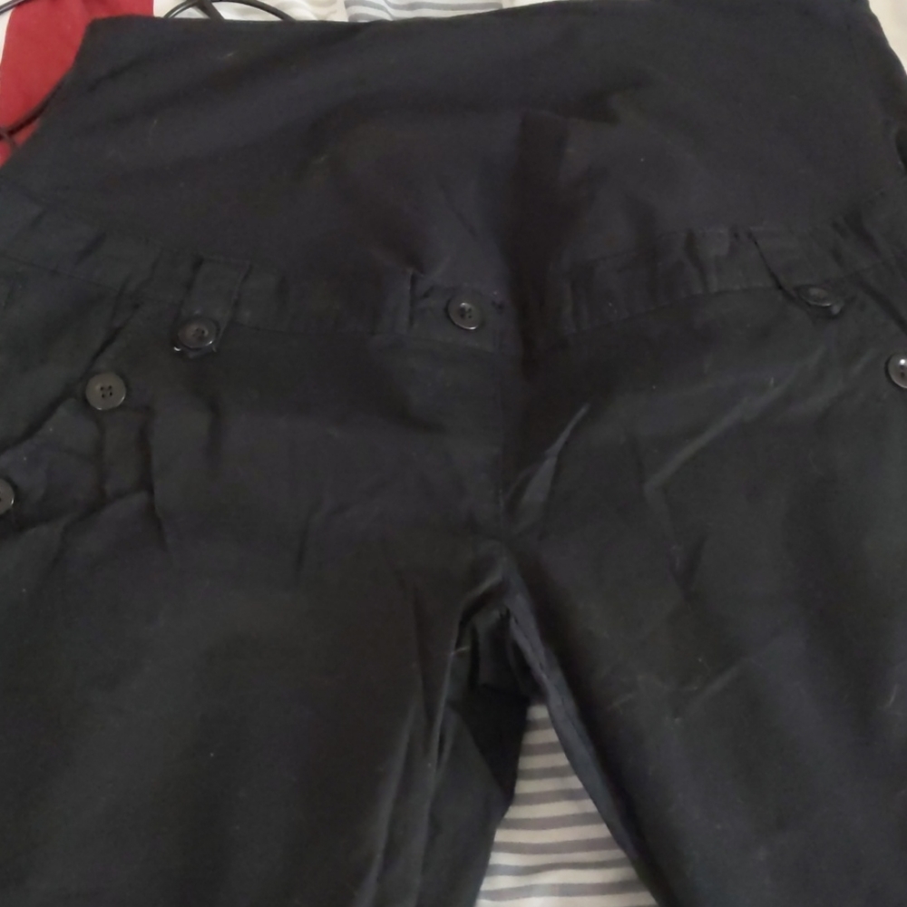 Black maternity pants
